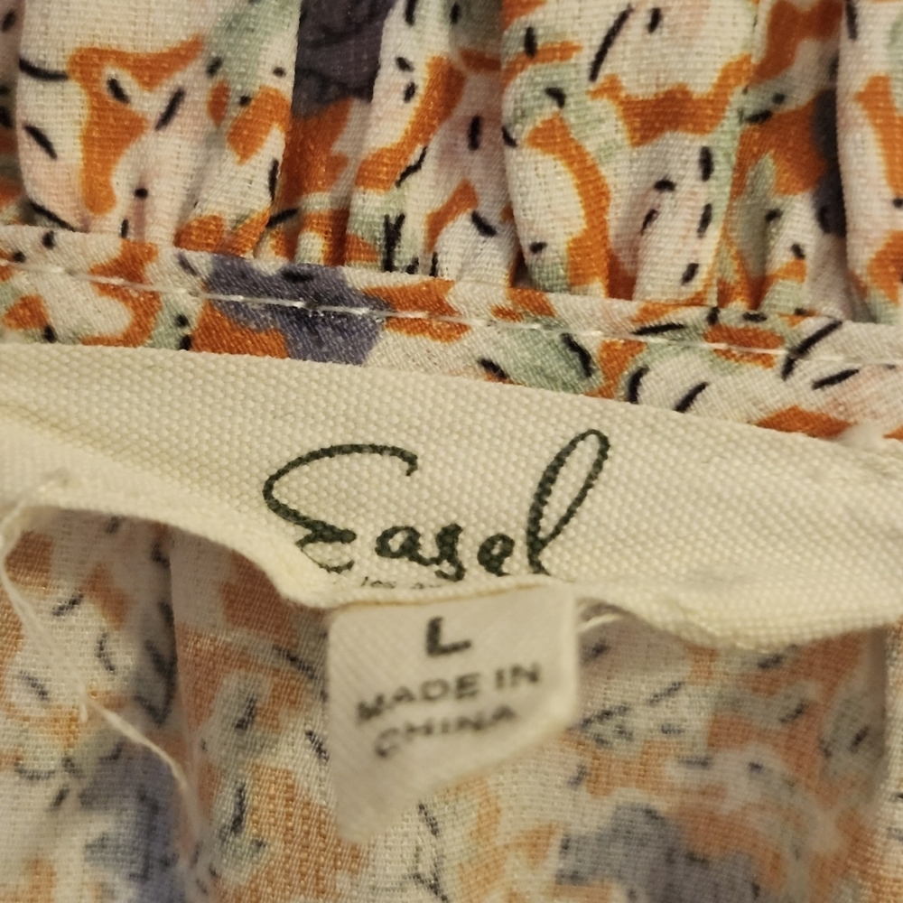 Easel Boho Tiered Mini Dress - Picture 3 of 7
